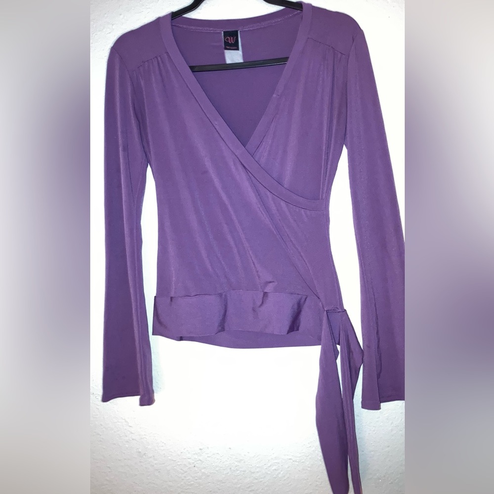 Purple WRAPPER vintage top